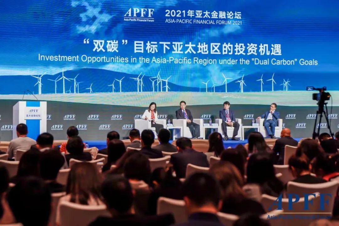 刘俏：助推双碳目的的实现，，，，，，，，这两点很是要害@2021年亚太金融论坛